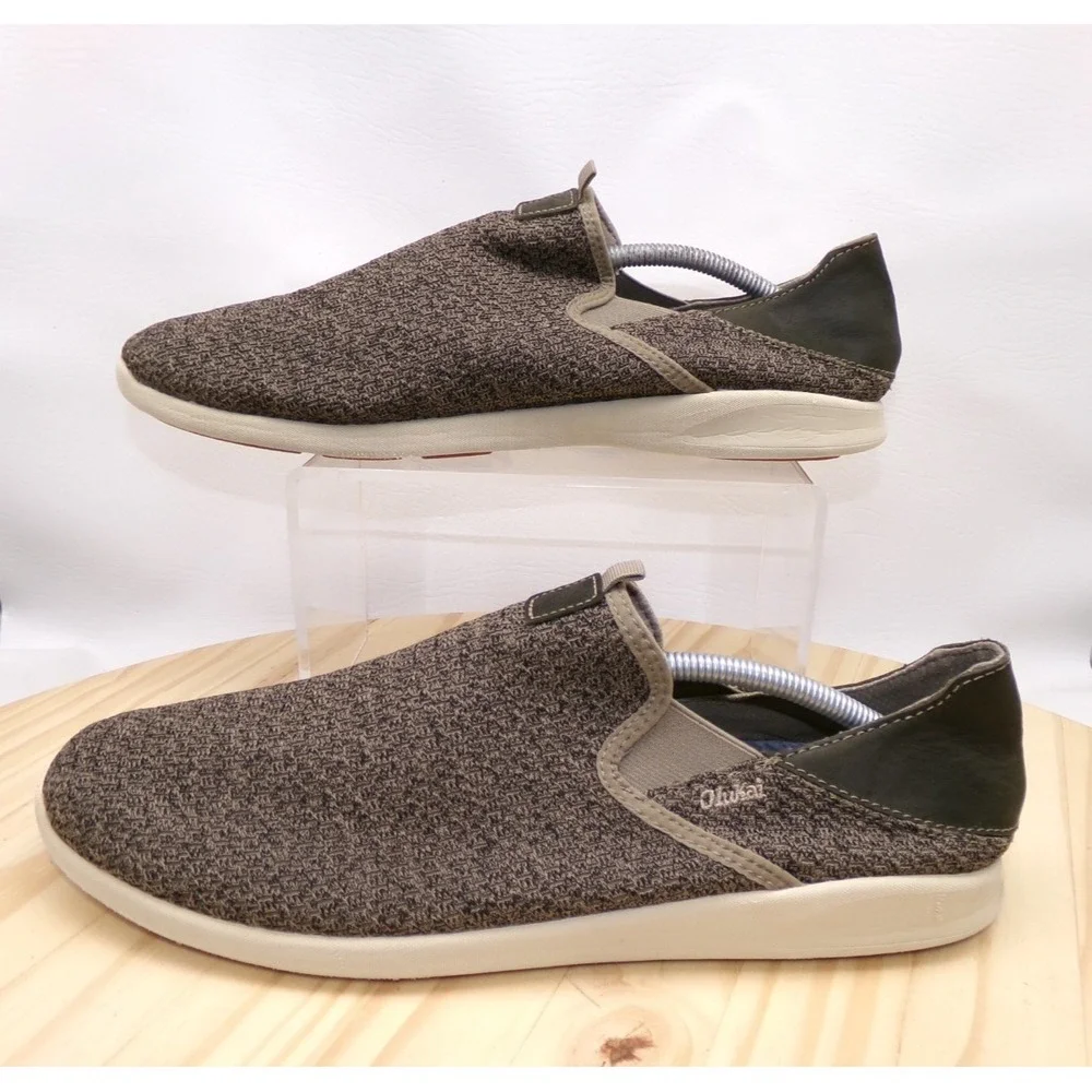 Olukai Alapa Loafers Mens Brown Size 12 Slip On Casual 10396-13TZ